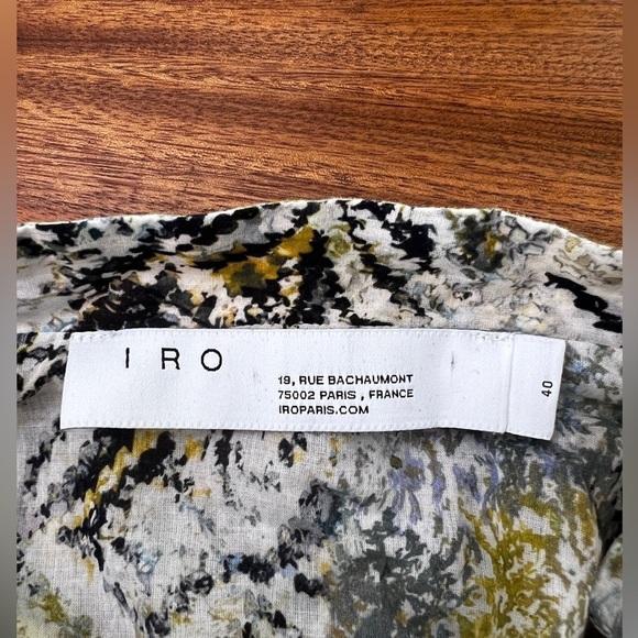 IRO Kleok Blouse Silk Blend Large (40) - Picture 13 of 15